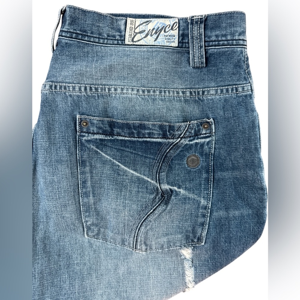 Vintage ENYCE Y2K‎ Hip Hop Men’s Baggy Jeans Skate Skater Size 40 Distressed